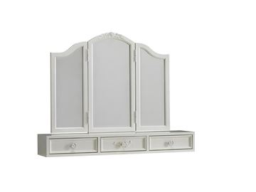 Picture of Dolce Baby Angelina Vanity Drawer Hutch W Mirror Pearl