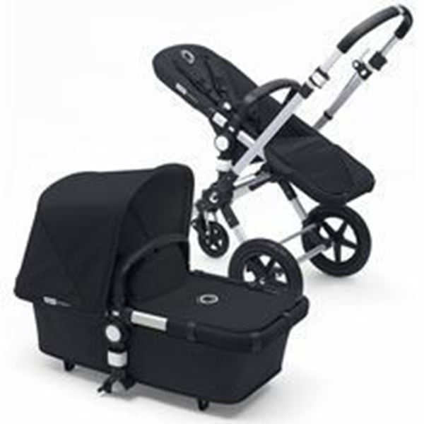 Picture of Bugaboo Cameleon Silver Frame with Black Fabric set