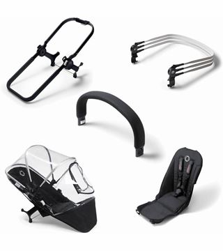 Picture of Bugaboo Donkey Duo Extension Set Blk/Blk