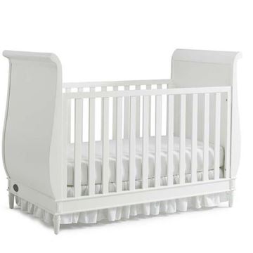 Picture of Dolce Baby Bella Traditional Sleigh Crib Snow White