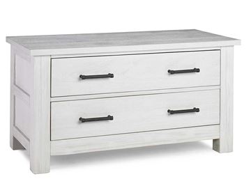 Picture of Dolce Baby Lucca 2 Drawer Chest Sea Shell White