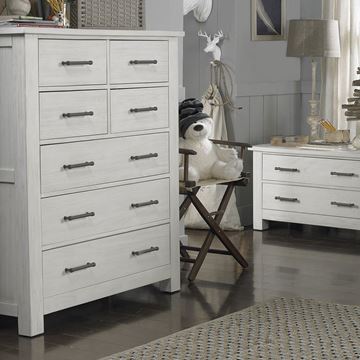 Picture of Dolce Baby Lucca 7 Drawer Dresser Sea Shell White
