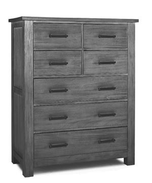 Picture of Dolce Baby Lucca 7 Drawer Dresser Weathered Grey