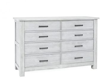 Picture of Dolce Baby Lucca 8 Drawer Dresser Sea Shell White