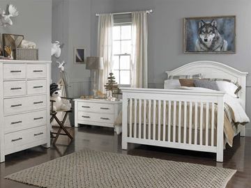 Picture of Dolce Baby Lucca Full Bed (HB+FB) Sea Shell White
