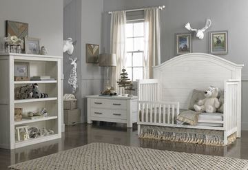 Picture of Dolce Baby Lucca Hutch/Bookcase Sea Shell White