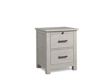Picture of Dolce Baby Lucca NIghtstand Sea Shell White