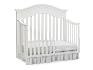 Picture of Dolce Baby Naples  Convertible Guard Rail Snow White