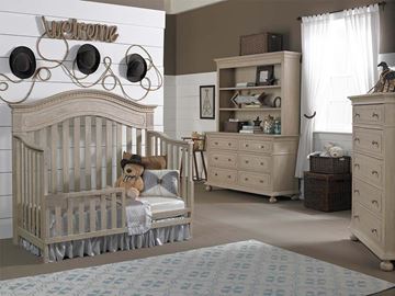 Picture of Dolce Baby Naples Convertible Crib Driftwood