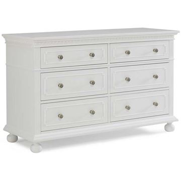 Picture of Dolce Baby Naples Double Dresser Snow White