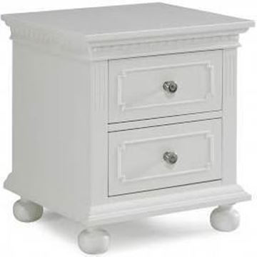 Picture of Dolce Baby Naples Nightstand Snow White