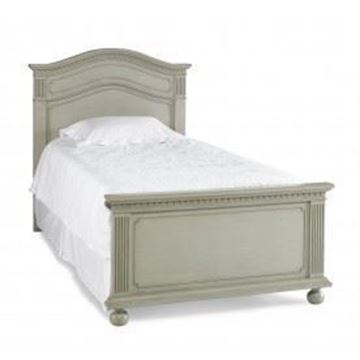 Picture of Dolce Baby Naples TWIN BED (HB+FB) Grey Satin