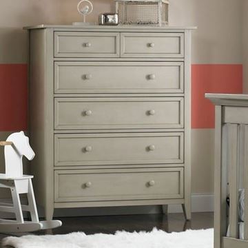 Picture of Dolce Baby Primo 5 Drawer Grey Satin