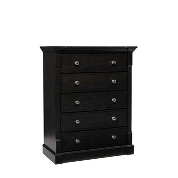 Picture of Dolce Baby Roma 5 Drawer Dreser Dark Roast