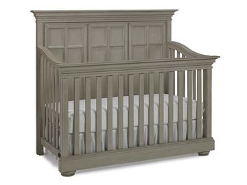 Picture of Dolce Baby Serena Full Panel Convertible Crib Saddle Grey