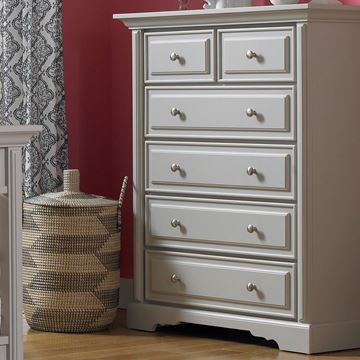 Picture of Dolce Baby Venezia 5 Drawer Misty Grey