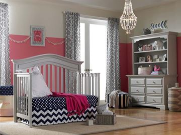 Picture of Dolce Baby Venezia CONVERTIBLE CRIB Misty Grey