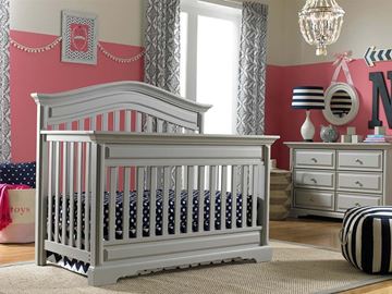 Picture of Dolce Baby Venezia CONVERTIBLE CRIB Misty Grey
