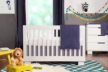 Picture of BabyLetto Modo 3-in-1 Convertible Crib Toddler Rail Included G|Q|W|QW|GW
