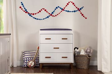 Picture of BabyLetto Scoot 3 Drawer Changer Dresser WNX|WL