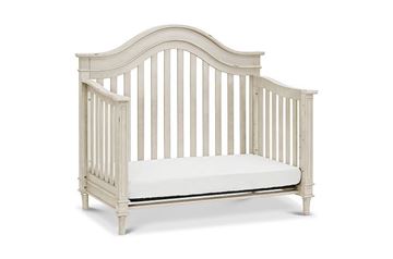 Picture of Franklin & Ben Amelia 4-in-1 Convertible Crib Toddler Rail Included Distressed White