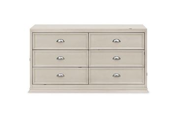 Picture of Franklin & Ben Mason Double Wide Dresser Grey Stone/Distressed White