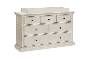 Picture of Franklin & Ben Nelson 7 Drawer Double Wide Dresser Rustic Natural/Weathered Cocoa