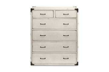 Picture of Franklin & Ben Providence Tall Dresser Distressed White