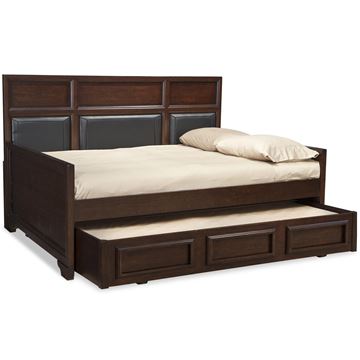 Picture of Legacy Kids Benchmark Complete Upholstered Panel Daybed w/Trundle/Storage Drawer, Twin 3/3
