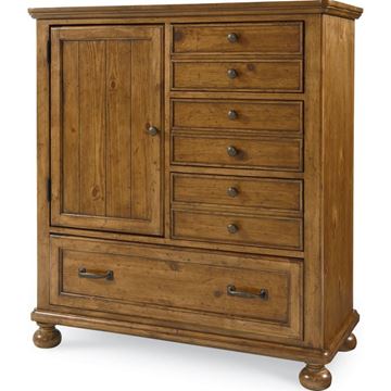 Picture of Legacy Kids Bryce Canyon Door Chest (4 Drawers, 1 Door w/2 Adj. Shelves & Sliding Garment Rod)