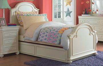 Picture of Legacy Kids Charlotte Complete Arched Panel Bed, Twin 3/3