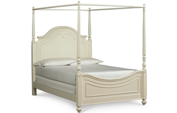 Picture of Legacy Kids Charlotte Complete Low Poster Bed w/Canopy Kit, Full 4/6