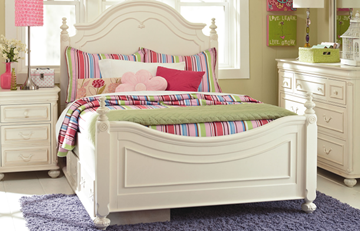 Picture of Legacy Kids Charlotte Complete Low Poster Bed, Full 4/6