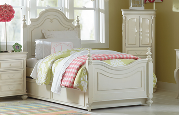 Picture of Legacy Kids Charlotte Complete Low Poster Bed, Twin 3/3
