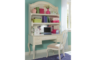 Picture of Legacy Kids Charlotte Desk (3 Drawers, Rem. Pencil Tray, Outlet & Cord Access, Slide Top Desk)