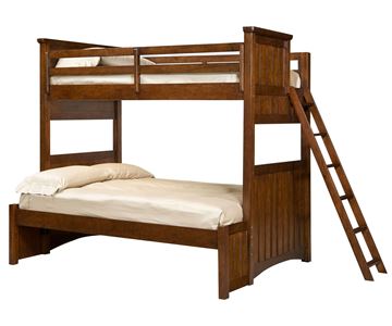 Picture of Legacy Kids Dawson's Ridge Complete Twin over Full Bunk (For room planning, size without ladder is 82x57x76)