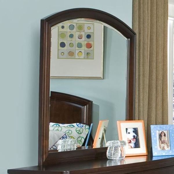 Picture of Legacy Kids Park City in Merlot Arched Dresser Mirror