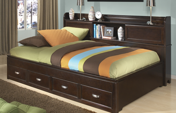 Picture of Legacy Kids Park City in Merlot Lounge Bed, Twin 3/3
