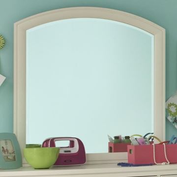 Picture of Legacy Kids Park City in White Arched Dresser Mirror