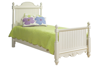 Picture of Legacy Kids Summer Breeze Complete Scroll Top Poster Bed, Full 4/6