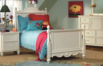 Picture of Legacy Kids Summer Breeze Complete Scroll Top Poster Bed, Twin 3/3
