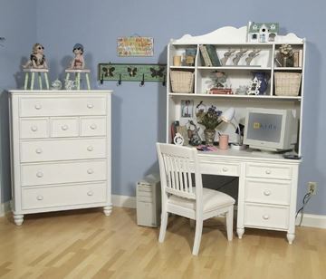Picture of Legacy Kids Summer Breeze Computer Desk Hutch