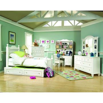 Picture of Legacy Kids Summer Breeze Trundle/Storage Drawer (On Casters, Includes 2 Removable Dividers)