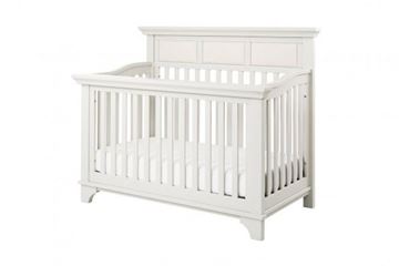 Picture of Million Dollar Baby Arcadia 4 in 1 Convertible Crib Toddler Rail Included Dove