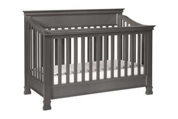 Picture of Million Dollar Baby Foothill 4-in-1 Convertible Crib Toddler Rail Included Manor Grey/Weathered Grey/Dove
