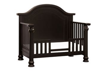 Picture of Million Dollar Baby Strathmore 4-In-1 Convertible Crib Toddler Rail Included Dark Espresso