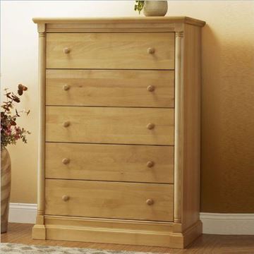 Picture of Orbelle 5 Drawer Chest Natural