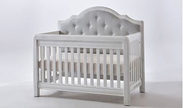 Picture of Pali Cristallo Forever Crib - Grey Leather