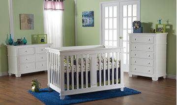Picture of Pali Lucca Forever Crib + Double Dresser