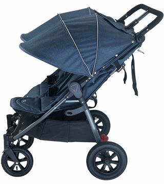 Picture of Valco Neo Twin Stroller Denim Blue